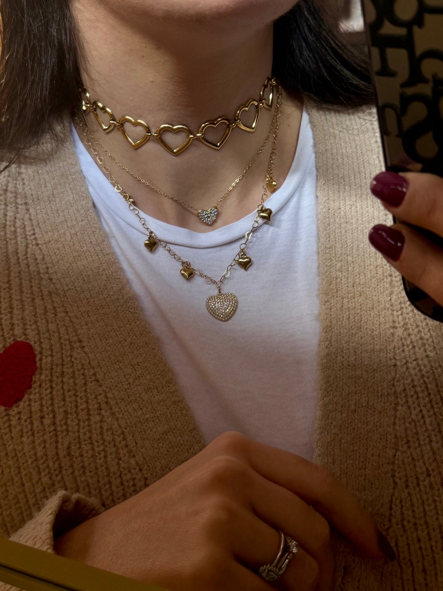 Collana love sonaglio