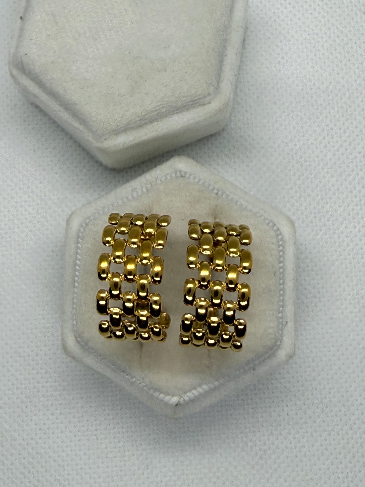 Orecchini Cerchio Intrecciato