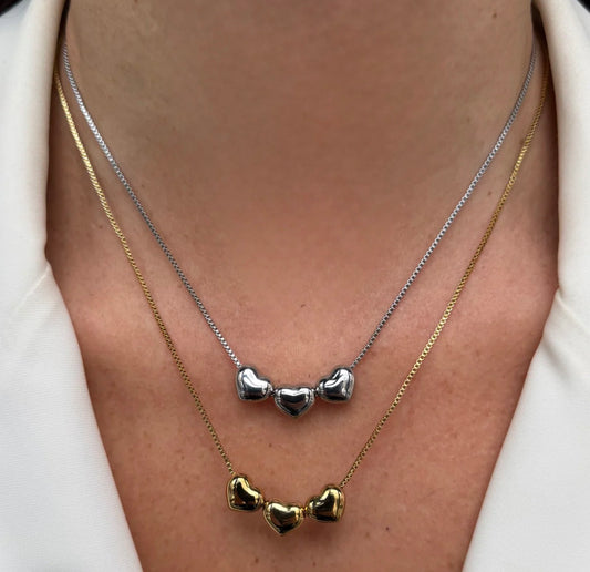 Collana Tris di Cuore