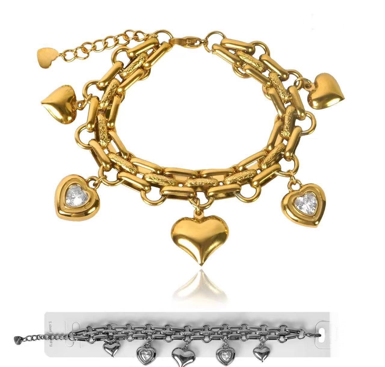 Bracciale Cuore Charm