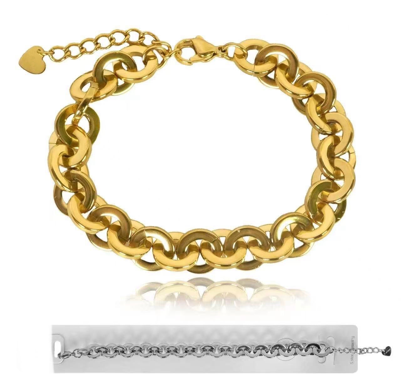 Bracciale Catena Cerchi