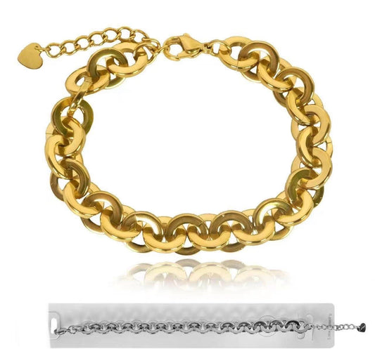 Bracciale Catena Cerchi