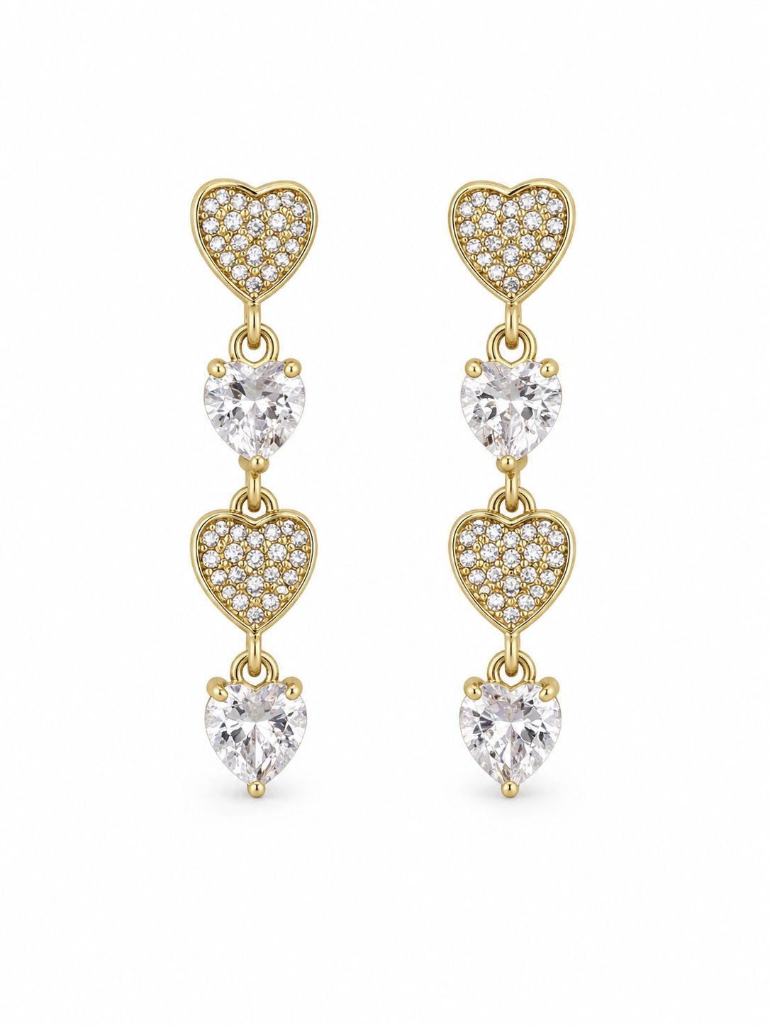 Orecchini Cuore Cascade