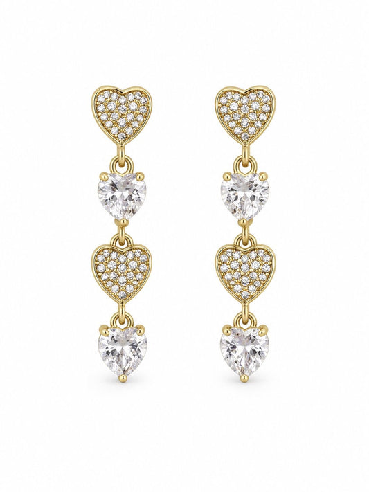Orecchini Cuore Cascade