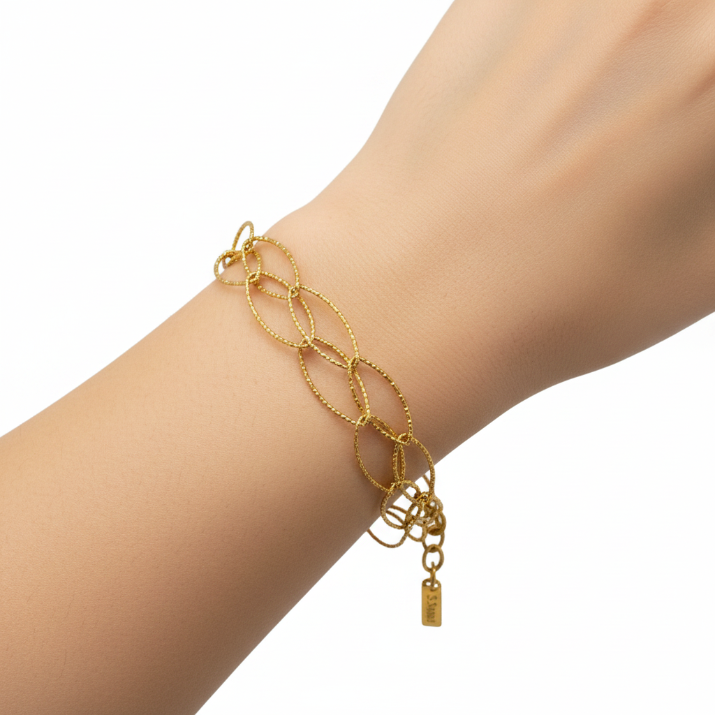 Bracciale Maglie Ovali